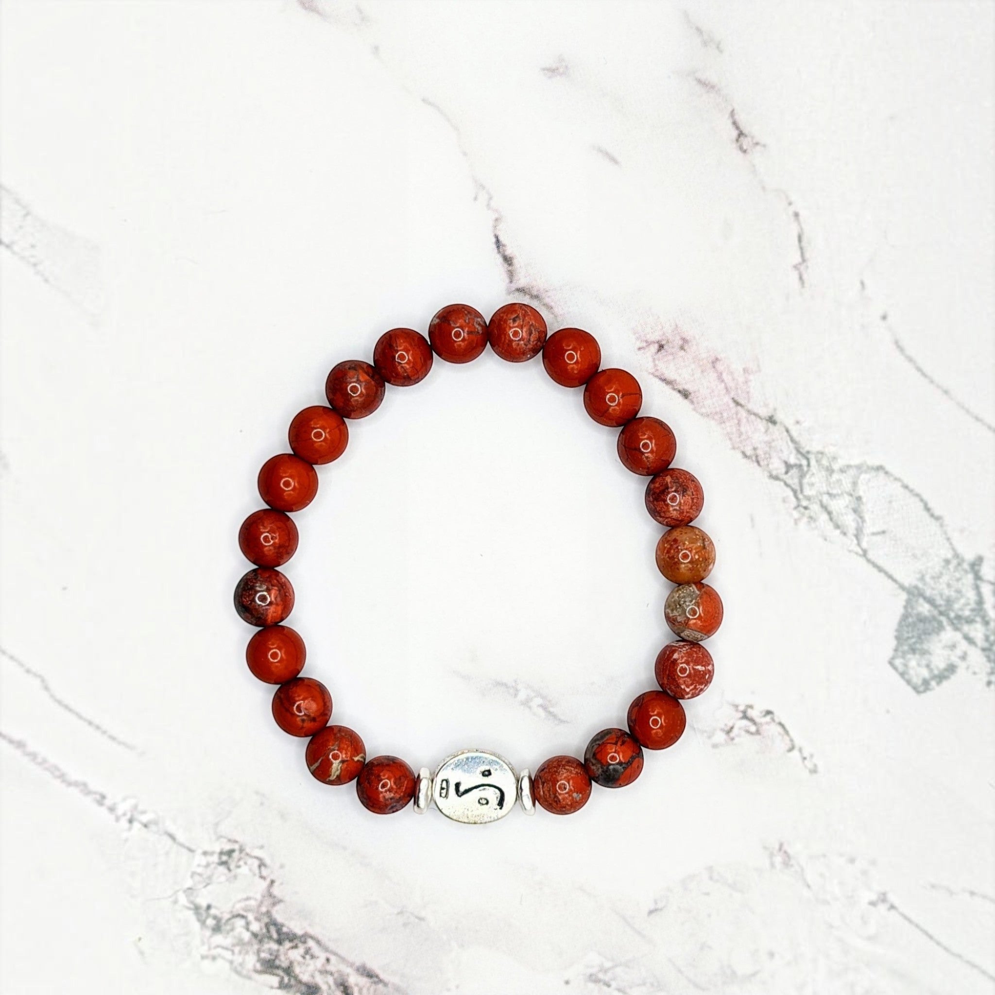 Brecciated Jasper Bracelet — Ancient Face Talisman