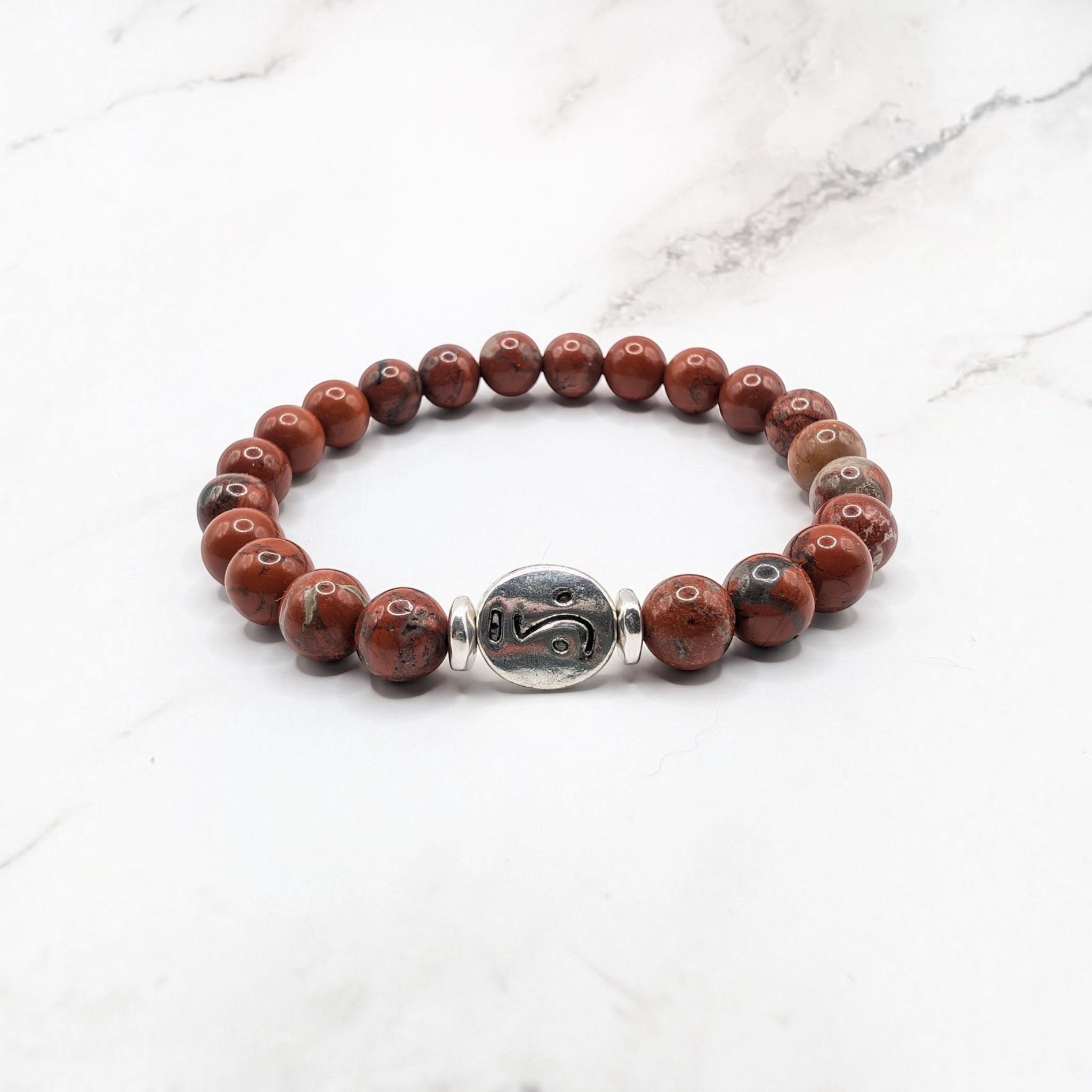 Brecciated Jasper Bracelet — Ancient Face Talisman