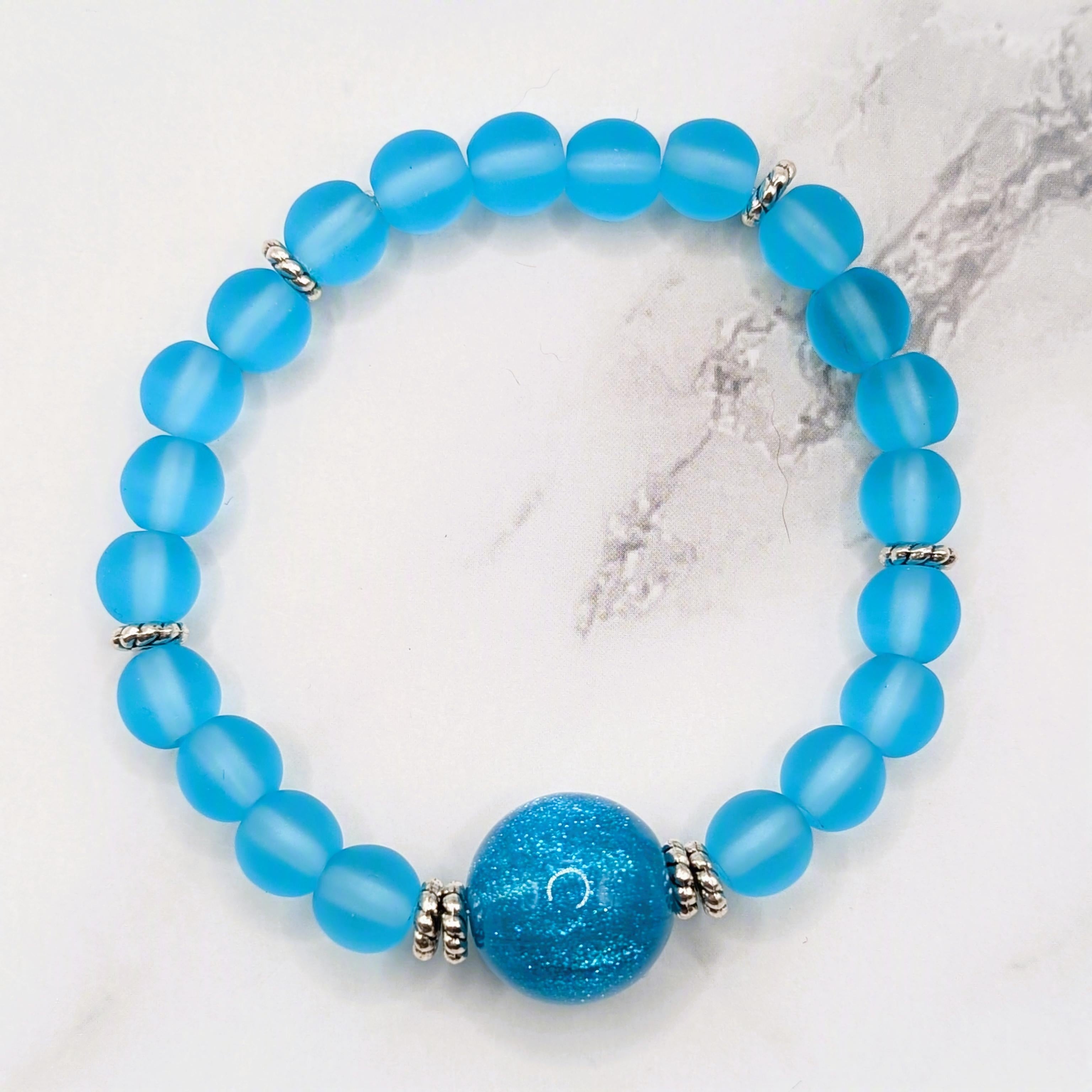Pacific Blue & Capri Sparkle Bracelet