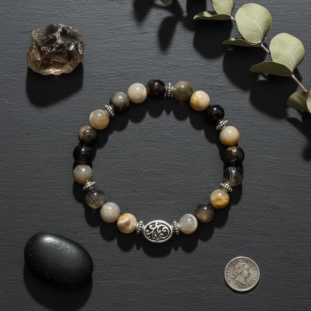 Black Smokey Agate Editorial