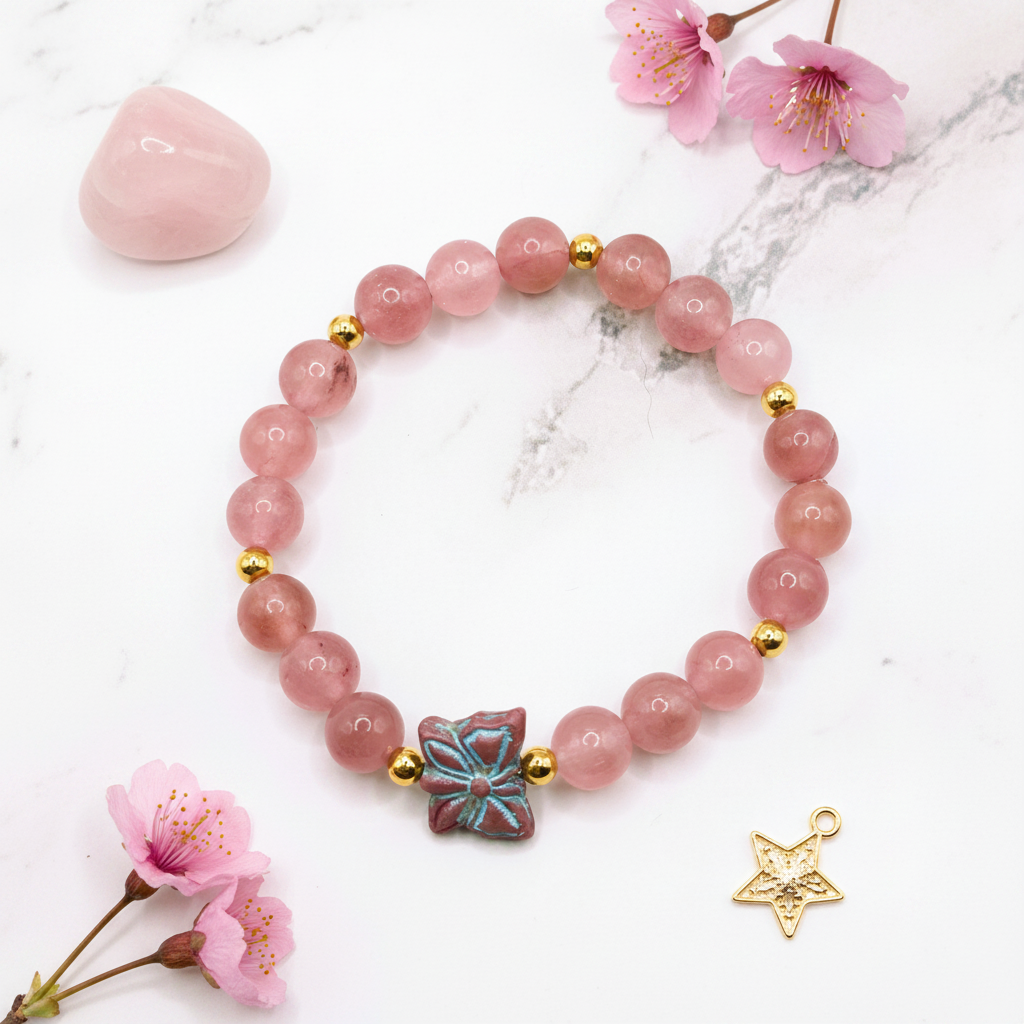 Cherry Quartz Butterfly Editorial