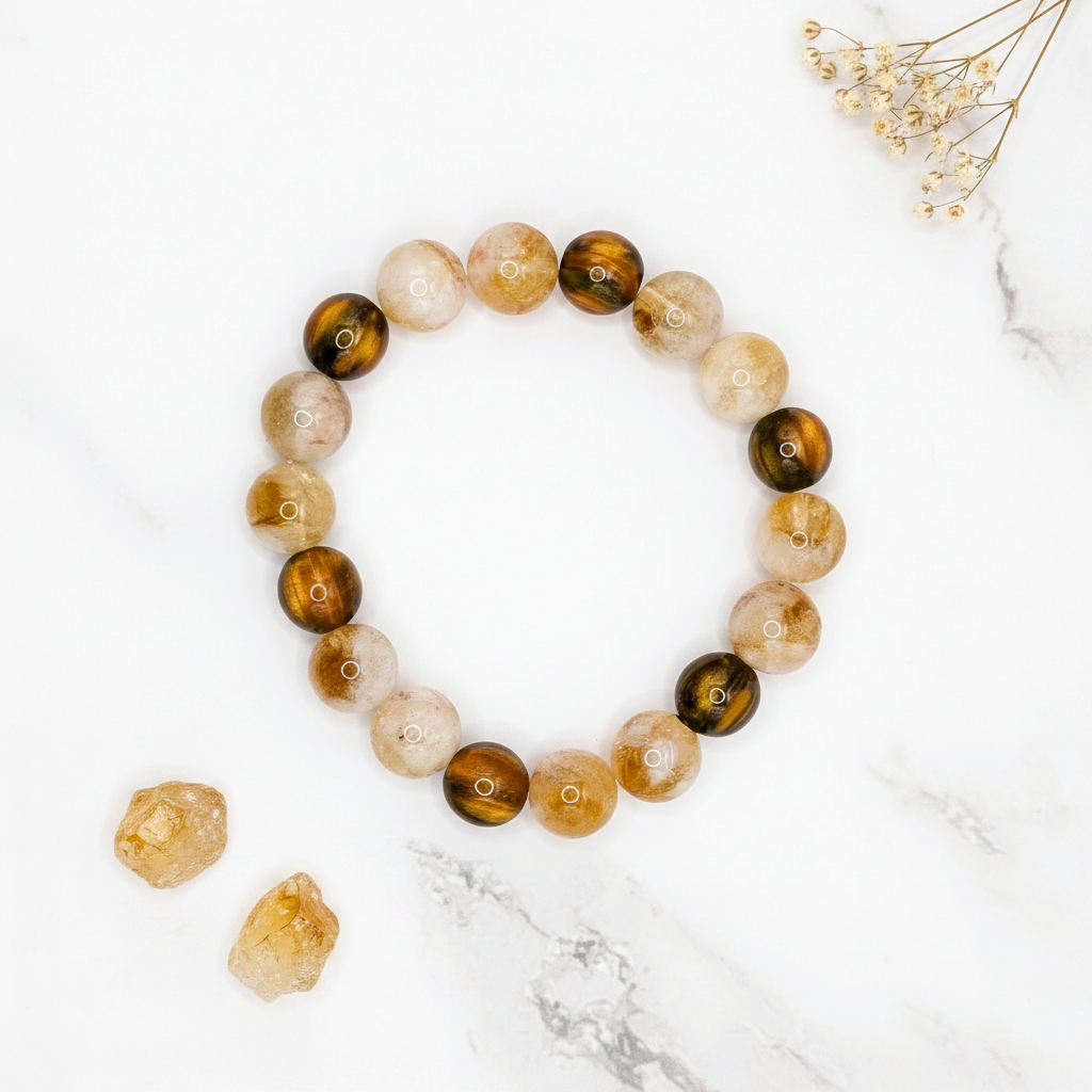 Citrine Dark Resin Flat Lay — Revised