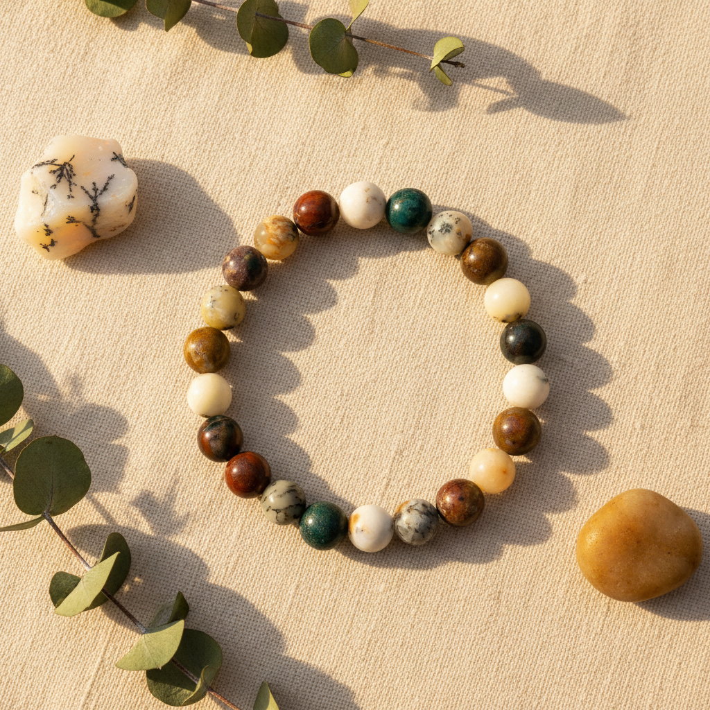 Dendritic African Opal Ocean Jasper Editorial
