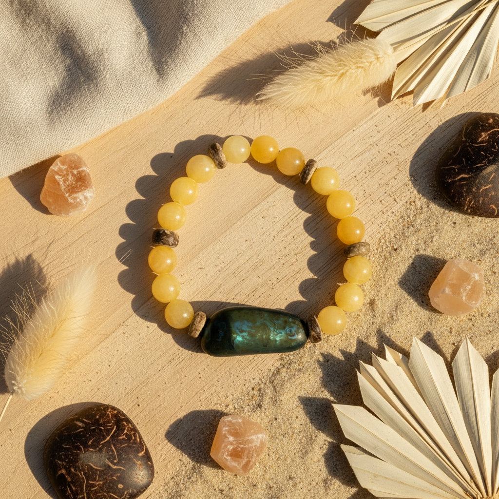 Honey Stone Coconut Flat Lay