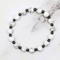 Howlite & Hematite Bracelet