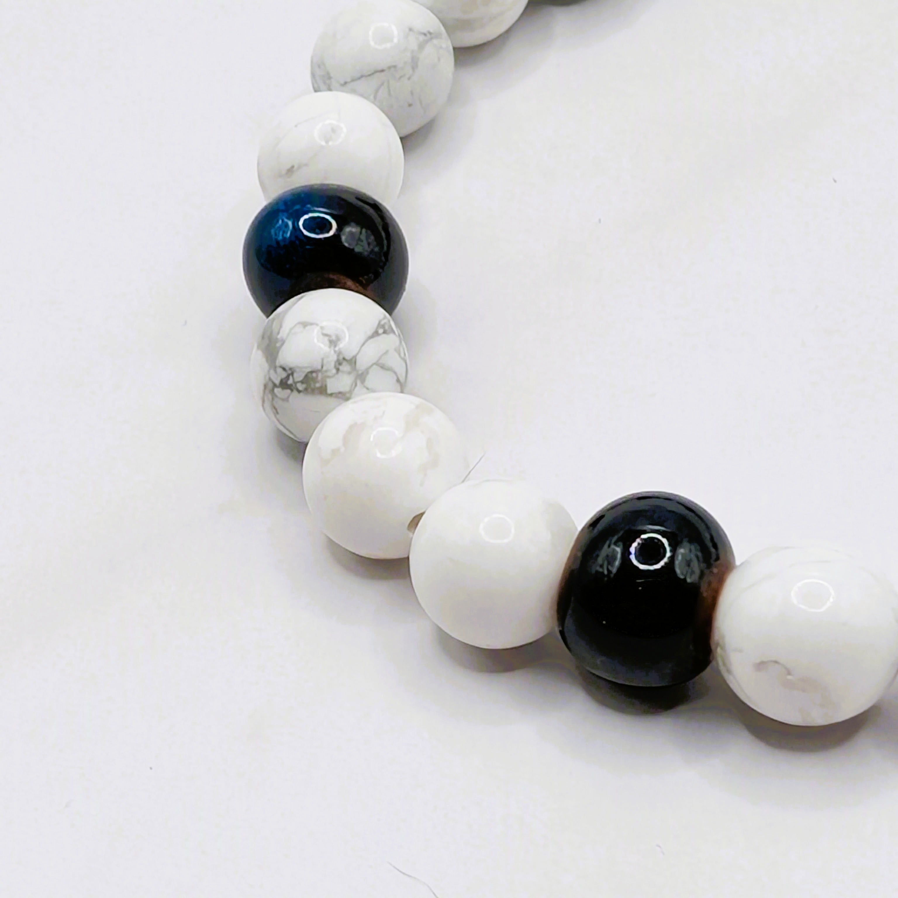 Howlite & Porcelain Bracelet