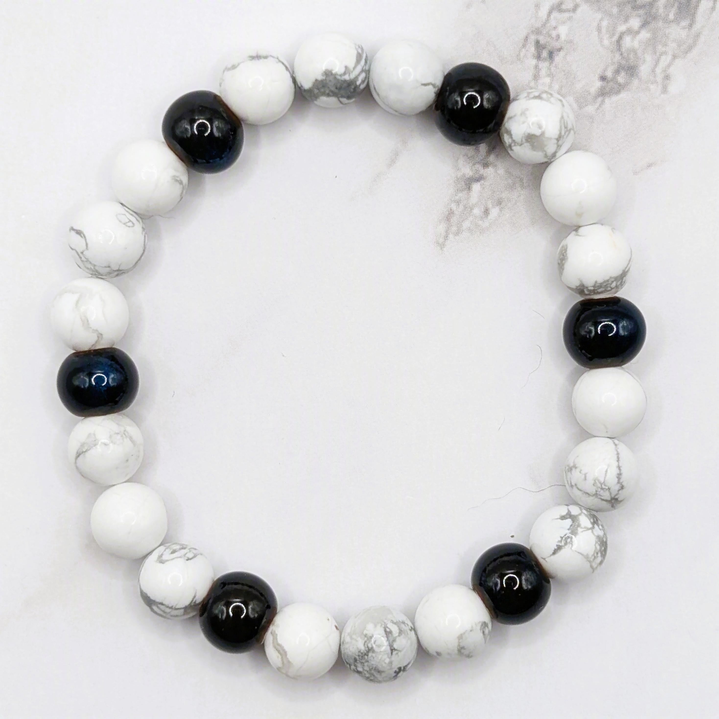 Howlite & Porcelain Bracelet