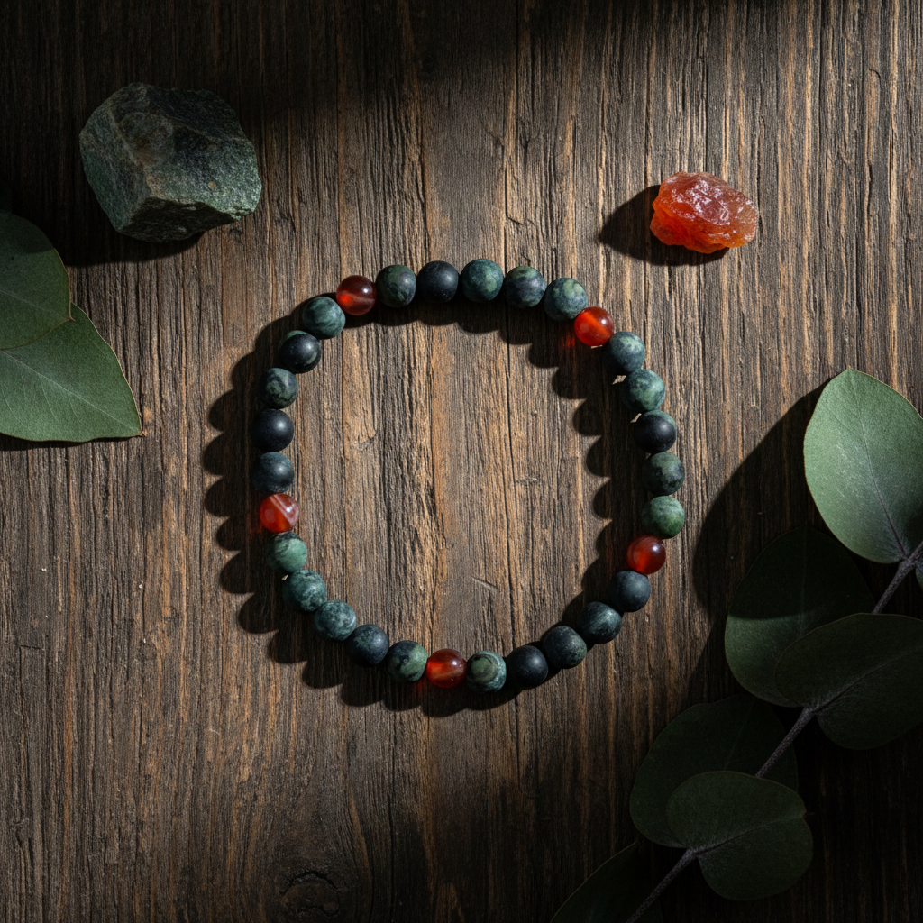 Kambaba Red Line Agate Wood