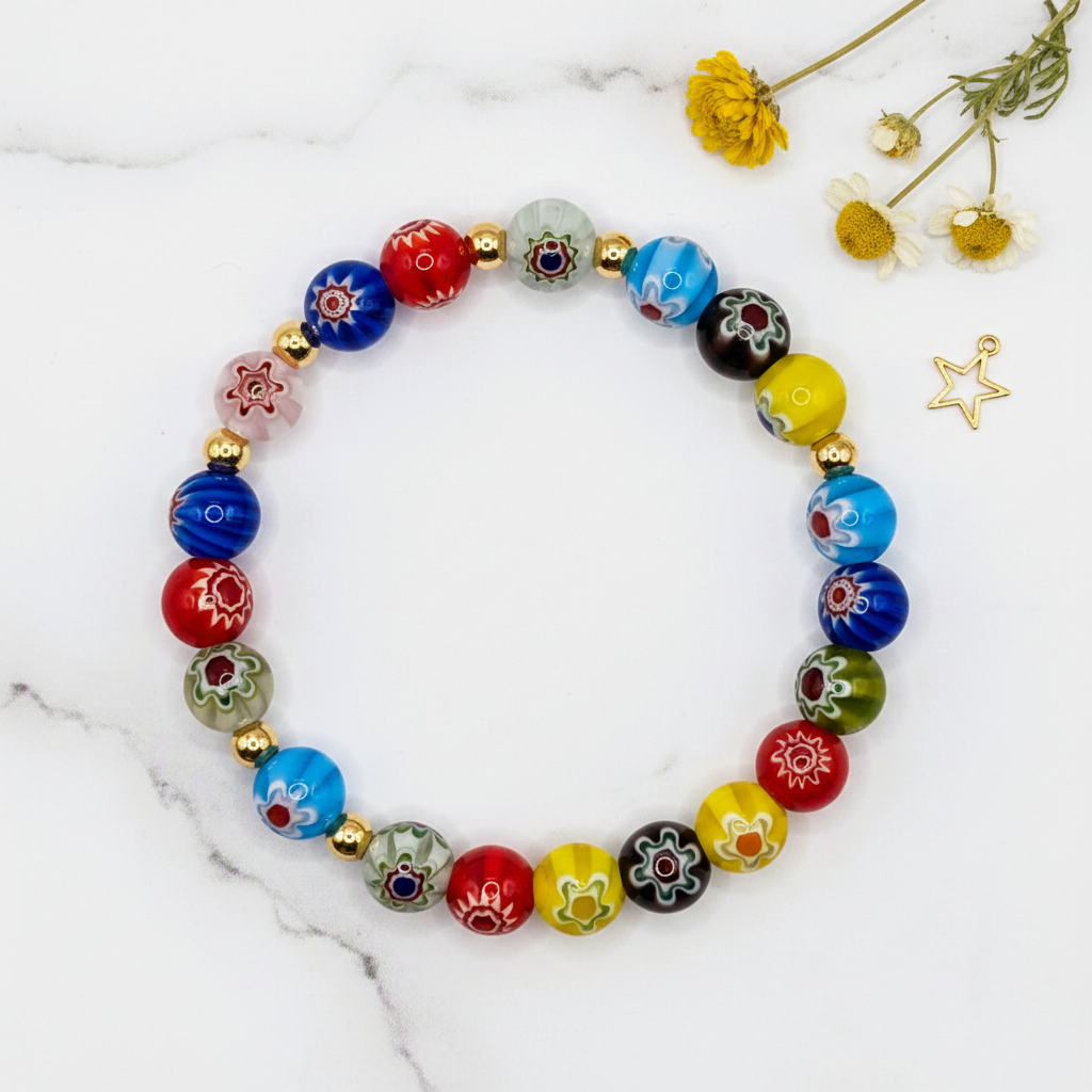 Millefiori Gold Accents Revised
