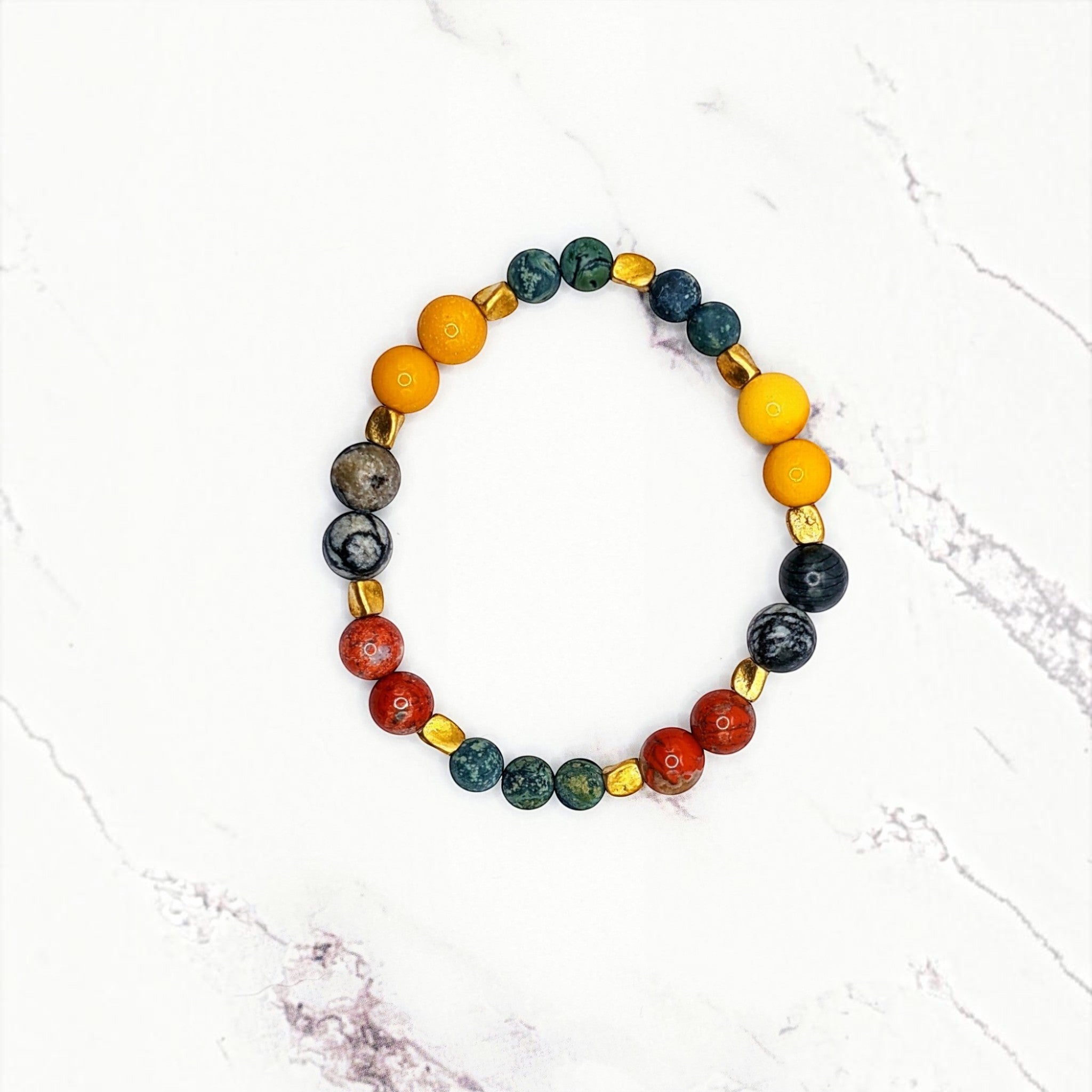 Mixed Jasper Bracelet — The September Collection