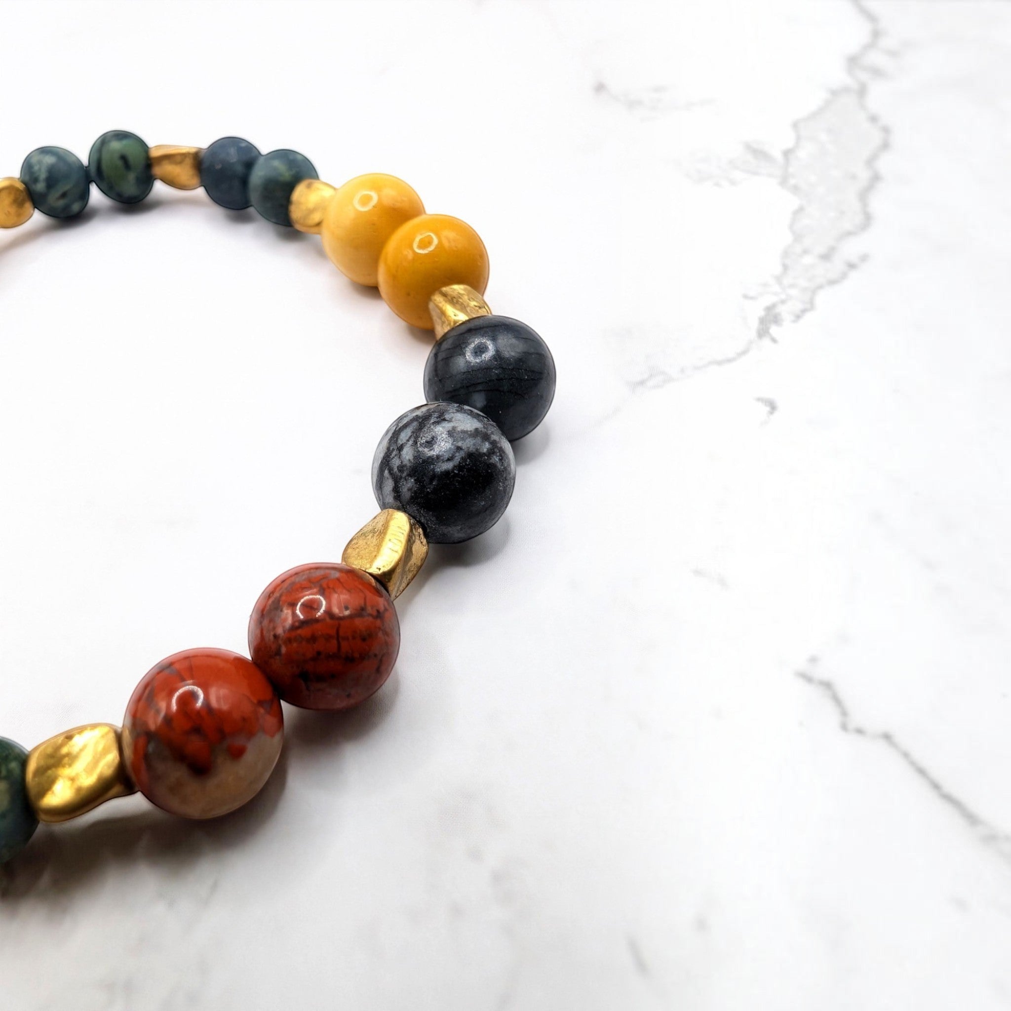 Mixed Jasper Bracelet — The September Collection