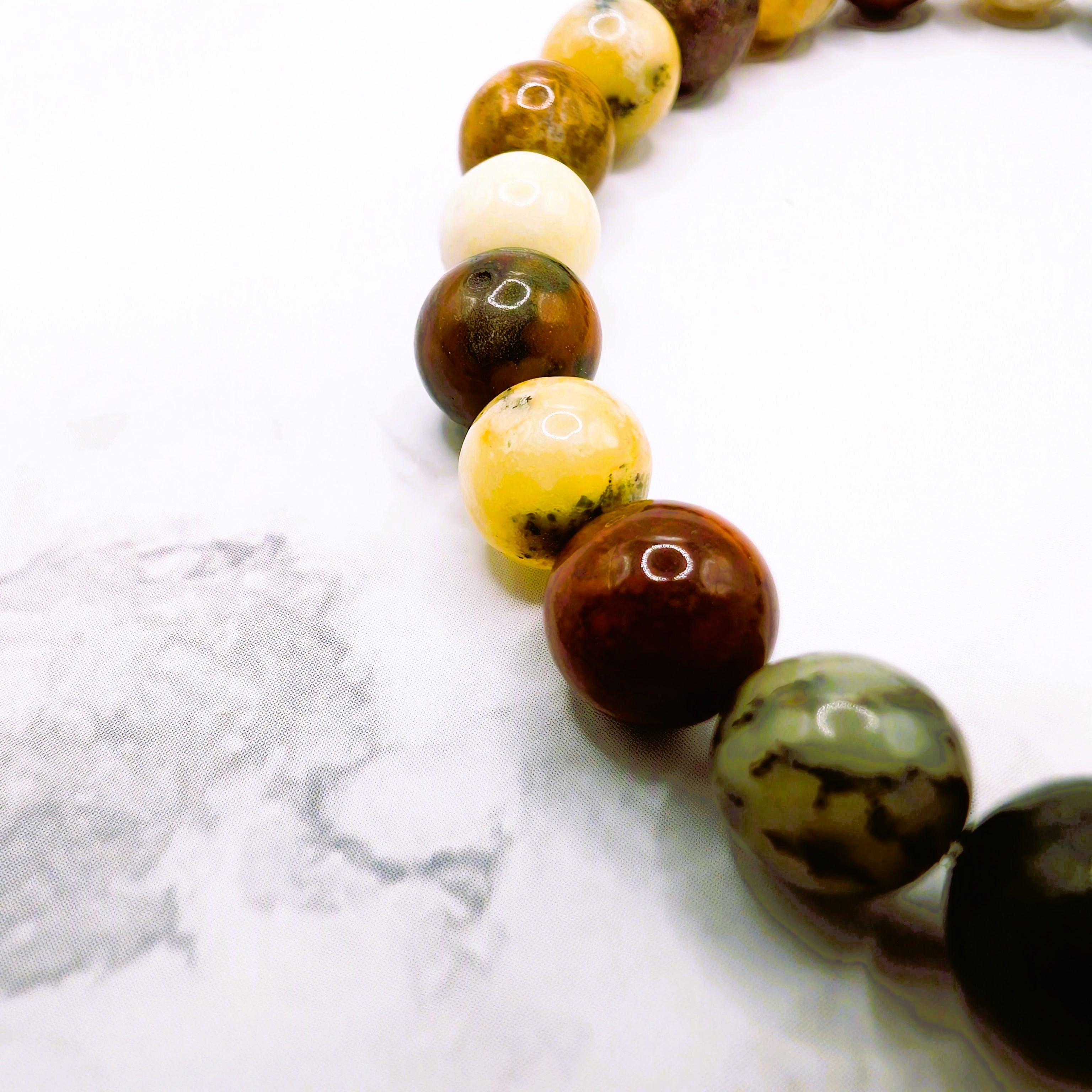African Opal & Ocean Jasper Bracelet