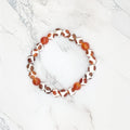Tibetan Dzi-style Agate Bracelet — Red Line Agate